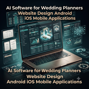 Logiciel IA pour la conception de sites web de planificateurs de mariages, logiciel ERP CRM IA, applications mobiles Android iOS, WordPress, Shopify, e-commerce - Product Image 3