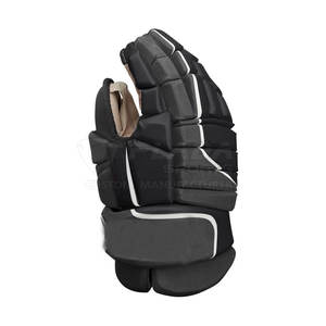 Gants de hockey sur glace à coupe athlétique, ajustement confortable avec tissu respirant et rembourrage renforcé pour le jeu sportif - Product Image 3