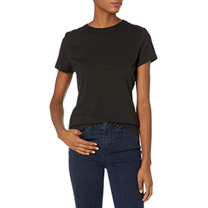 Custom Women Streetwear Short Sleeve 100% Cotton T-<b>Shirts</b> Printed Plain Anti-Wrinkle Quick Dry Regular Fit All Sizes Available - Product Image 4