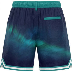 Shorts en mesh personnalisés avec impression sublimée, respirants, pour le basketball et le streetwear - Product Image 6