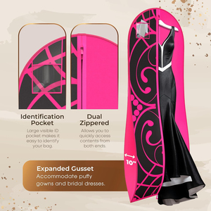 Housse à vêtements en tissu extra épais avec fermeture éclair sur toute la longueur pour un rangement à long terme - Product Image 6