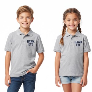 <b>Kids</b> Polo Shirt Short Sleeve Turn Down Collar Breathable Cotton Front Logo Regular Fit Children Leisure Top - Product Image 6