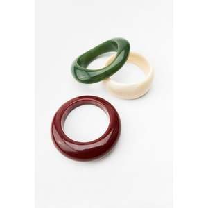 Bracelets élégants et luxueux en résine et en bois, parfaits pour les accessoires de bijoux pour une tenue élégante - Product Image 1