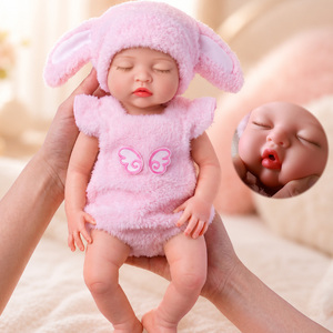 <span class=keywords><strong>Poupée</strong></span> Reborn Bébé Fille Endormie <span class=keywords><strong>Nancy</strong></span> en Silicone Intégral de 16 Pouces, Réaliste, Expédition Immédiate depuis l'Entrepôt Américain, Vente en Gros - Product Image 4
