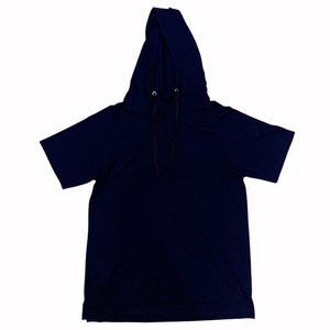 Sudadera con Capucha Ligera de Verano, 100% Algodón, Transpirable, Informal, de Alta Calidad, para Hombre, Manga Corta, Servicio OEM al por Mayor - Product Image 3