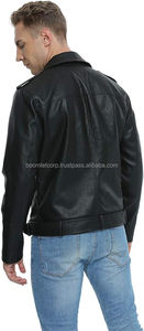 Nuevo artículo Chaquetas de cuero de vaca para hombre de calidad superior Transpirable Motocicleta Personalizada Chaqueta de cuero genuino para hombre - Product Image 5