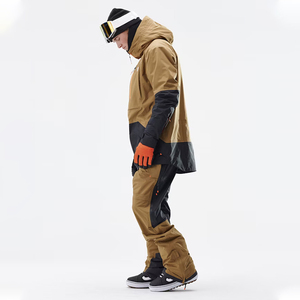 Combinaison de ski unisexe sur mesure, grande taille, respirante, avec fermeture éclair, écologique, imperméable, coupe-vent, isolation en polaire - Product Image 3