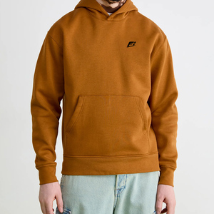 Custom Premium Cotton Hoodies <b>Thick</b> <b>Fleece</b> Oversized Winter Drop Shoulder Sweatshirts Rib Cuff Streetwear OEM ODM Manufacturing - Product Image 1