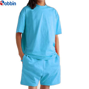 Ensemble T-shirt et short unisexe confortable, imprimé, décontracté, nouvelle collection été, personnalisable, respirant, pour homme - Product Image 5