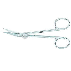 Ciseaux chirurgicaux manuels LOCKLIN 16 cm, acier inoxydable, courbés et tranchants, instruments chirurgicaux dentaires avec poignée ergonomique - Product Image 3