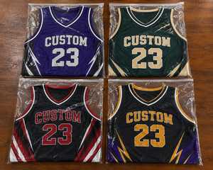 Unisex Basketball Uniform Set-Custom Team Name Digital Print Quick Dry Breathable Sleeveless V-Neck Elastic Waist All Seasons - Product Image 1