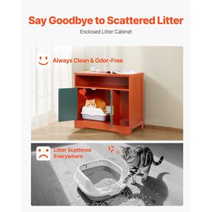 ตู้เก็บของที่ซ่อนอยู่31 "ตู้เก็บของแมวเหมียวในบ้านสไตล์ทันสมัย - Product Image 2