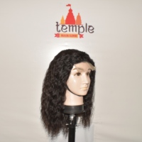 Perruques en Cheveux Indiens 13*4 HD Lace, Fabrication sans Colle, Ligne de Cheveux Naturelle Non Traitées, Pré-épilées, Densité Personnalisée, 100g, Noir Remy