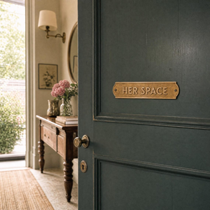 Personalized Brass <b>Name</b> Plate Custom Door <b>Plaque</b> Engraved Wall Nameplate Bedroom <b>Name</b> Sign Husband Gift Memorial Pet <b>Plaque</b> - Product Image 4
