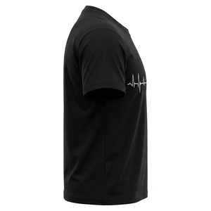 T-shirt pour homme en coton 100% tricoté, coupe classique, poids lourd, imprimé graphique, style streetwear, tissu respirant et écologique - Product Image 2