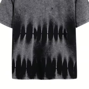 เสื้อยืดโอเวอร์ไซส์ทรงหลวมสไตล์สตรีทแวร์ ผ้าคอตตอนถัก 100% ใส่สบาย เหมาะสำหรับใส่ทุกวัน รุ่นพรีเมียม ACID WASH สำหรับผู้ชาย - Product Image 3