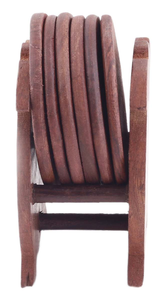 Ensemble de sous-verres écologiques en bois faits à la main pour protéger les tables de cuisine et de salle à manger - Product Image 6