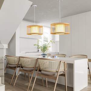 Lámpara Colgante Decorativa Moderna con Marco Metálico para Comedor e Iluminación de Cafetería - Product Image 4