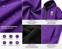 Parka de Natación con Capucha Larga Impermeable Unisex Personalizada, Bata de Cambio de Secado Rápido, Chaqueta de Surf de Manga Corta con Cremallera Completa, OEM