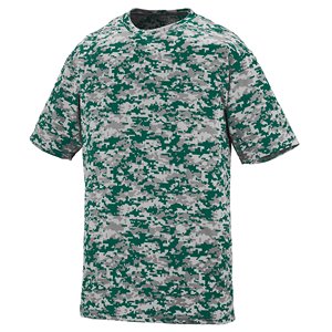 T-shirt camouflage haut de gamme en coton doux, confortable et décontracté, style camouflage - Product Image 1