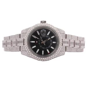 Nuevo Reloj de Diamantes VVS Moissanite, Reloj Clásico de Lujo Hip Hop, Reloj Mecánico Automático Thorns para Hombre de Fabricante Indio - Product Image 1