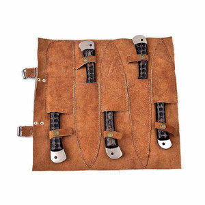 Ensemble de couteaux de cuisine professionnels en acier Damas avec finition décorative et design de manche pratique pour restaurant gastronomique - Product Image 1