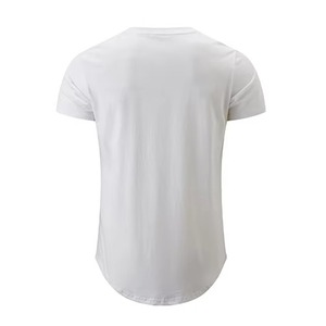 เสื้อยืดแขนสั้นฮิปฮอปผู้ชายคุณภาพสูง ผ้าฝ้าย 100% แห้งเร็ว ระบายอากาศดี พิมพ์โลโก้ บริการ OEM รับออกแบบ ODM - Product Image 2