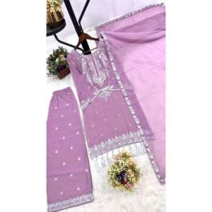 ชุดเสื้อท่อนบนและชุด Dupatta ชุดปาร์ตี้ดีไซเนอร์สำหรับผู้หญิง - Product Image 1
