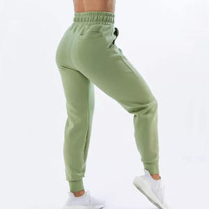 Women's High Waisted <b>Joggers</b> <b>Slim</b> Fit Blank Sweatpants Wholesale Plain Activewear Zipper Pocket Women <b>Jogger</b> Pants - Product Image 3