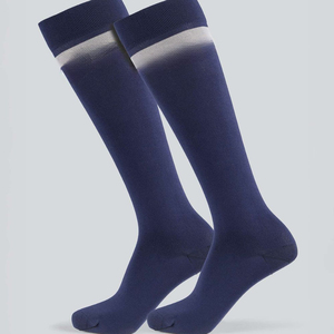 Chaussettes d'équitation unisexes de haute qualité, fabriquées professionnellement, à compression, longueur genou, extensibles - Product Image 1