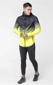 Chándal Deportivo con Capucha para Hombre, Color Degradado, Manga Larga, Cierre de Cremallera, Bolsillo Frontal, Ajuste Deportivo, 100% Poliéster, Sublimación Personalizada - Product Image 3