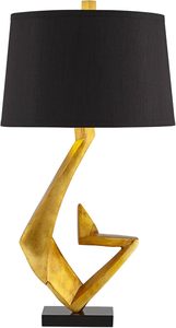 Luxury Modern Abstract Aluminum <b>Round</b> <b>Table</b> Lamp Gold Finish Designer Home Decor <b>Bedside</b> Lamp Diwali Edition Indian Exporte - Product Image 2