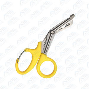 Tijeras de trauma de 7,5 pulgadas con mosquetón, tijeras de vendaje recubiertas de titanio de acero inoxidable, tijeras de enfermería con cuchillas antiadherentes - Product Image 2