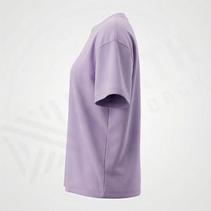 Camiseta Oversize Personalizada para Mujer, de Algodón, con Impresión Serigráfica o Transferencia Térmica, Estilo Urbano, Prenda de Moda - Product Image 3