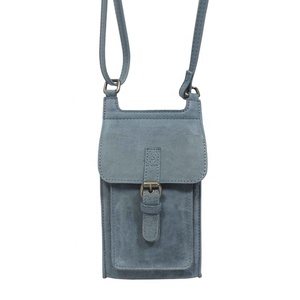 Bolso cruzado de teléfono de cuero genuino Vintage de aspecto resistente antiguo desgastado Estilo vintage Fabricante de proveedores indios superiores - Product Image 1
