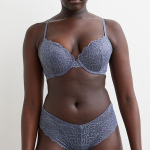 Venta al por Mayor de Ropa Interior Sexy de Encaje Floral para Mujer, Bragas Bikini de Spandex/Algodón, Nueva Colección en Oferta - Product Image 5