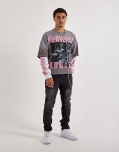 Long sleeve Tee 300 GSM Tee <b>shirts</b> High Quality Heavyweight T-<b>shirt</b> 240gsm 100% Cotton <b>White</b> <b>Plain</b> t <b>Shirt</b> Oversized - Product Image 1