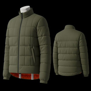 2026 Modern Winter <b>Fleece</b> Jacket Stand Collar Windproof Features Soft Inner Lining High-Density Insulation Jacket Man - Product Image 2