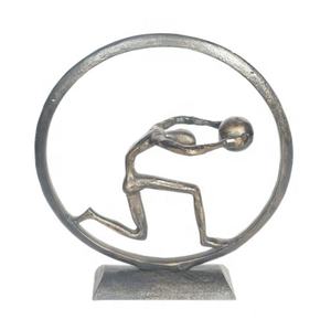 Figurine Yogasan européenne Designer Metal Craft avec figuration complexe - Product Image 1