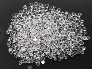 Topacio Blanco Natural de 4MM con Corte Trillón, Gema Suelta de la Mejor Calidad para la Fabricación de Joyas - Product Image 5