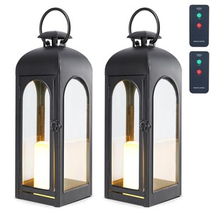 Lámparas LED de Metal con Control Remoto, Luces Decorativas de Vidrio Negro, Venta al por Mayor - Product Image 1