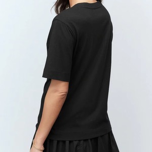 Factory Custom Logo <b>Women</b> <b>V</b> <b>Neck</b> <b>T</b> <b>Shirts</b> Summer Short Sleeve Cotton Breathable Plain Blank Athletic Casual Tee <b>Shirts</b> Top - Product Image 2