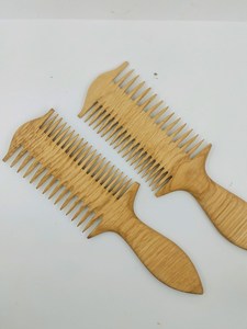 Indian Handicraft Double sided Wooden hair Care Comb For Hair Growth and Vintage Design Home <b>Decor</b> <b>Bedroom</b> <b>Accessory</b> - Product Image 3