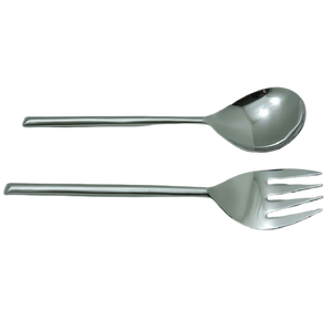 Ensemble de couverts en acier artisanal, style minimaliste, cuillère et fourchette, finition miroir haute brillance, résistant à la rouille, ensemble de couverts de camping, ensemble cadeau - Product Image 1
