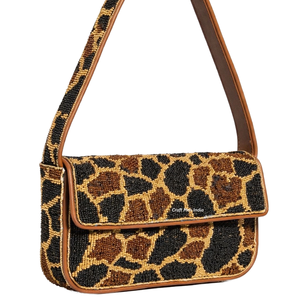 Bolso de Hombro Portátil de Lujo Hecho a Mano con Cuentas de Perlas y Cadenas de Cristal Estilo Bohemio Indio para Mujer - Product Image 1