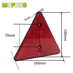 ป้ายเตือนความปลอดภัยป้ายสามเหลี่ยมหยุดสะท้อนสะท้อนแสงสำหรับรถบรรทุกรถตู้รถบรรทุกรถบรรทุกระบบไฟส่องสว่างรถจักรยานยนต์ - Product Image 6