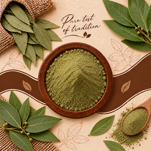 Feuilles de Laurier Naturelles Séchées d'Inde, Épice de la région du Gujarat, ELIXIRA HERBS, pour la Cuisine, l'Assaisonnement, le Thé et la Transformation Alimentaire - Product Image 1