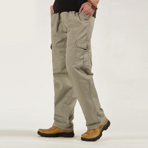 Pantalon cargo de sport pour homme, coupe ajustée, léger, respirant, multi-poches, avec cordon de serrage à la cheville, idéal pour l'entraînement et le jogging - Product Image 5