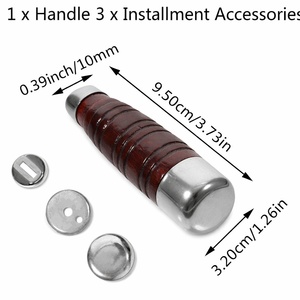 Couteau à lame fixe DIY haut de gamme, manche en bois, lame en acier au carbone, ambidextre, finition polie, compatible lave-vaisselle, vente en gros de couteaux - Product Image 2