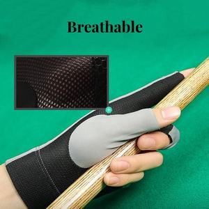 3-Finger Left Hand Breathable Hand Protective Polyester/Spandex Cue Gloves For Pool Snooker Billiards Nine-Ball French Billiard - Product Image 2